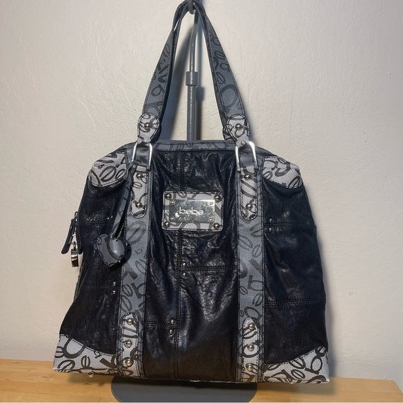Bebe Vintage  large tote bag black